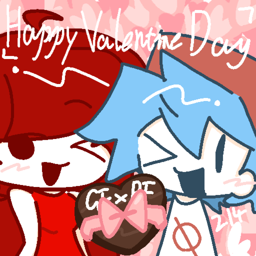 HereOreo_'s tweet photo. Happy Valentine's Day💖💗つ♡⊂#fnf #gfxbf #gf #bf https://t.co/FpEiCMkWJl