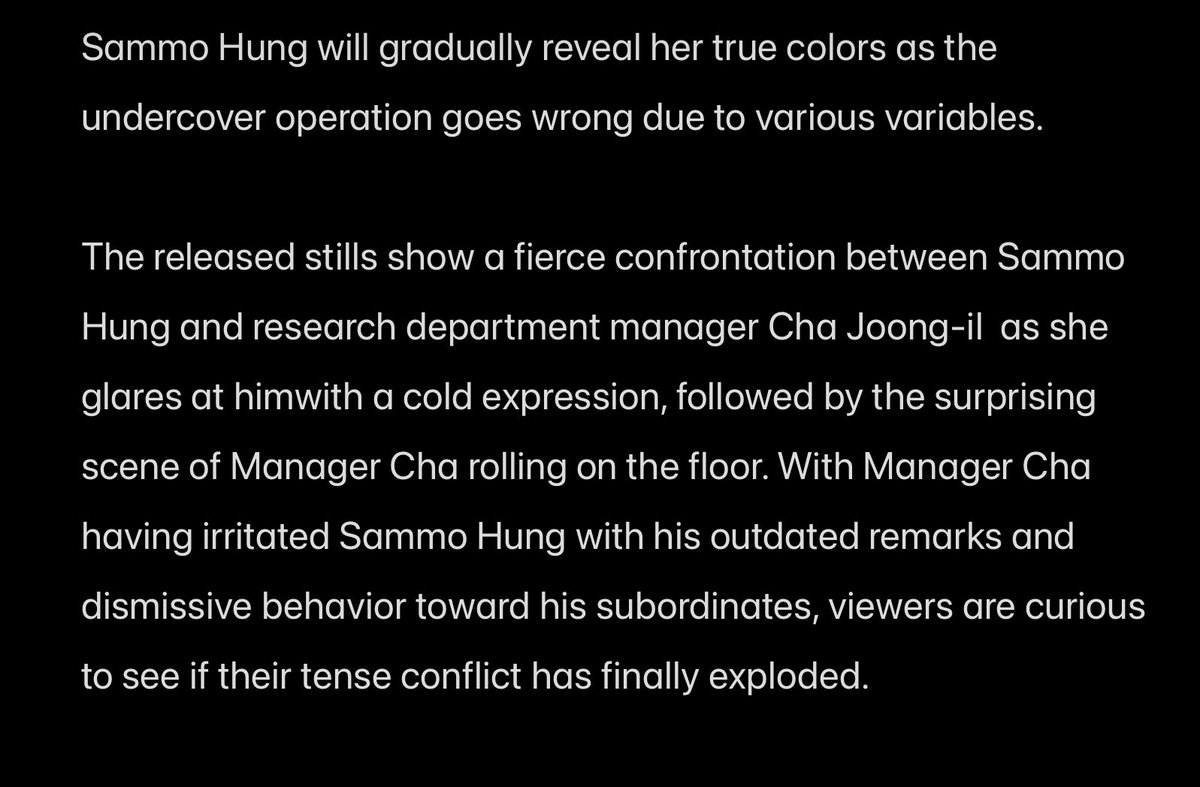 1marisone's tweet photo. Sammo Hung reaches limit of her patience unleashes her 'bulldozer' instincts as her anger finally explodes
#UndercoverMissHong Ep9 Sat,Feb14,9:10pm #tvn #Netflix
#ParkShinHye #박신혜
#LimCheolSoo Cha
#JoHanGyeol Albert
#KimDoHyun Jin Mok
#KangDoHa Yong Gi
https://t.co/y6zwQShpt9 https://t.co/VSGTdUXj0V