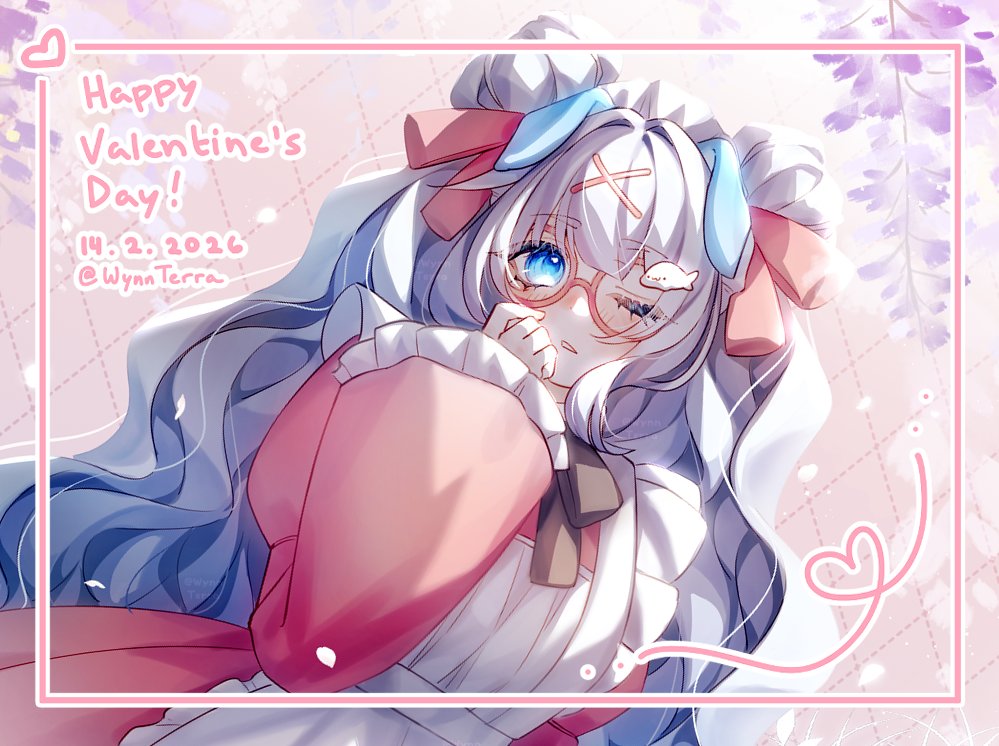 Happy Valentine's Day~ 🎀
#OC #art