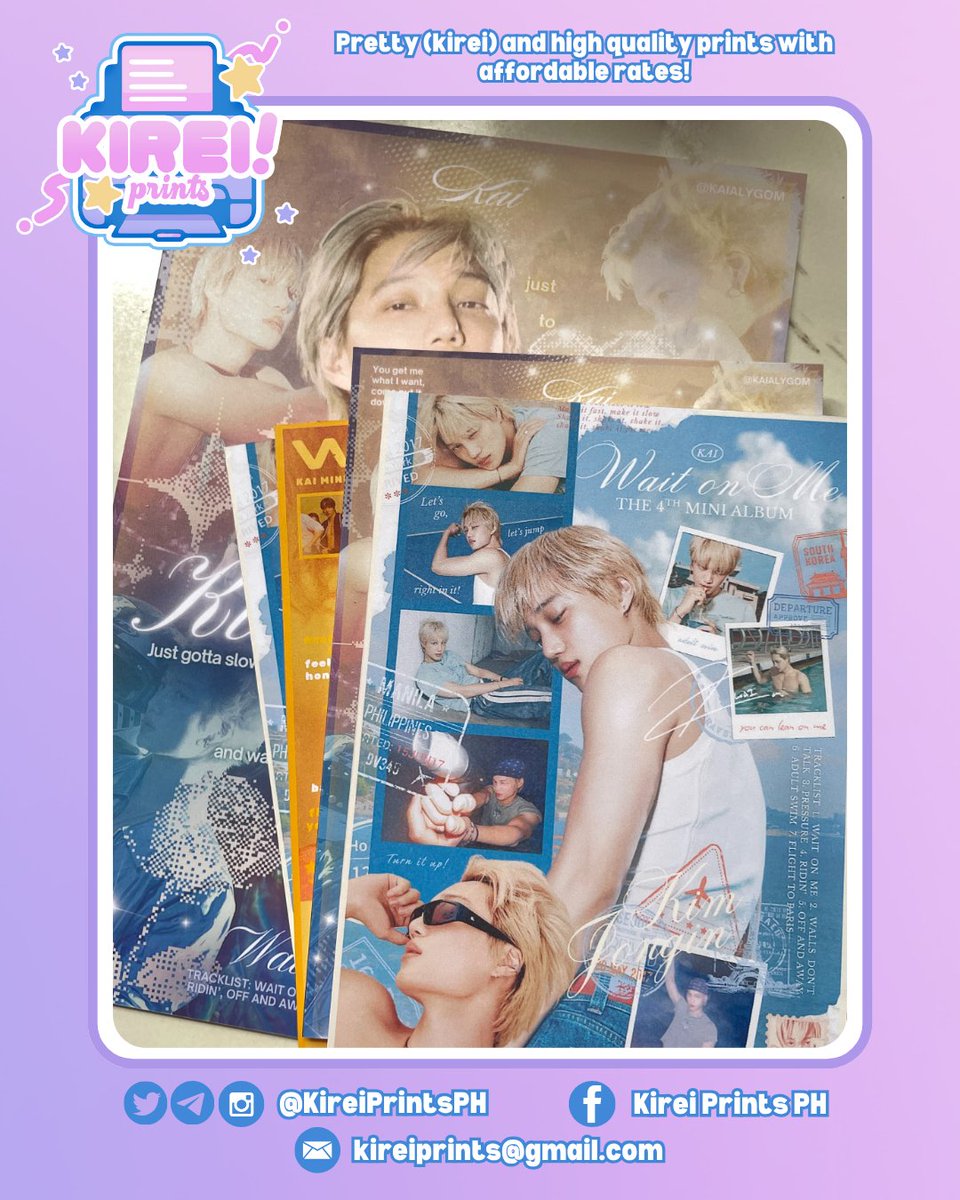 ୨୧ #PrintsbyKirei ⋆౨ৎ˚⟡˖ ࣪ ౨ৎ˚
Pricelist: tinyurl.com/KireiPrintsPri…

A5 Sintra Board

🏷️lf printing services hand banner photocard polaroid cupsleeve events postcard filmstrip photostrip heart button pin kpop anime ppop
