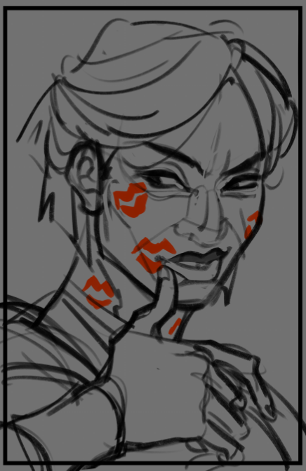 [WIP] hoping i can get both of these done by tmr🫣thinking abt maybe drawing one of these with junker queen as well if i have the time..