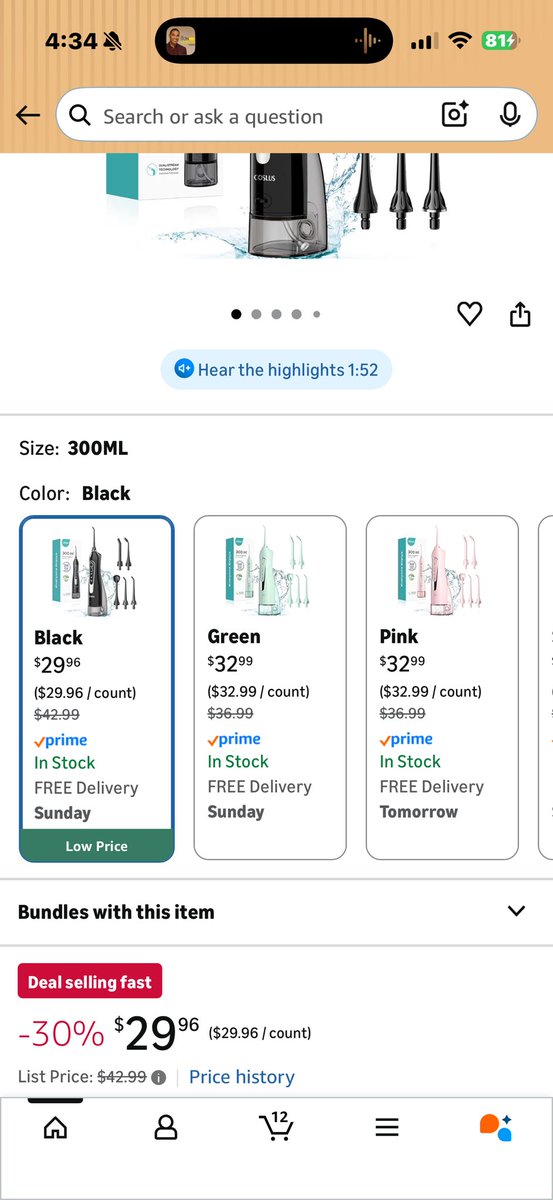 Click bait once again. You’re off by $22.97 See screenshot below.