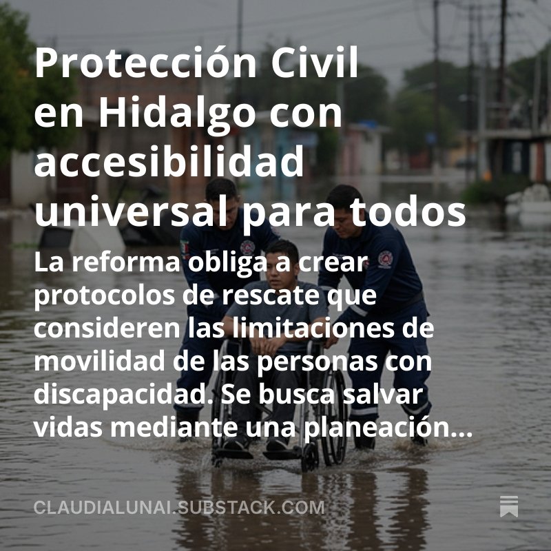 👉 En una emergencia se debe prestar ayuda y atención oportuna a todas las personas, considerando siempre su condición y situación. ♿
bit.ly/3OexyfI

<a href="/CongresoHidalgo/">LXVI Legislatura de Hidalgo</a>