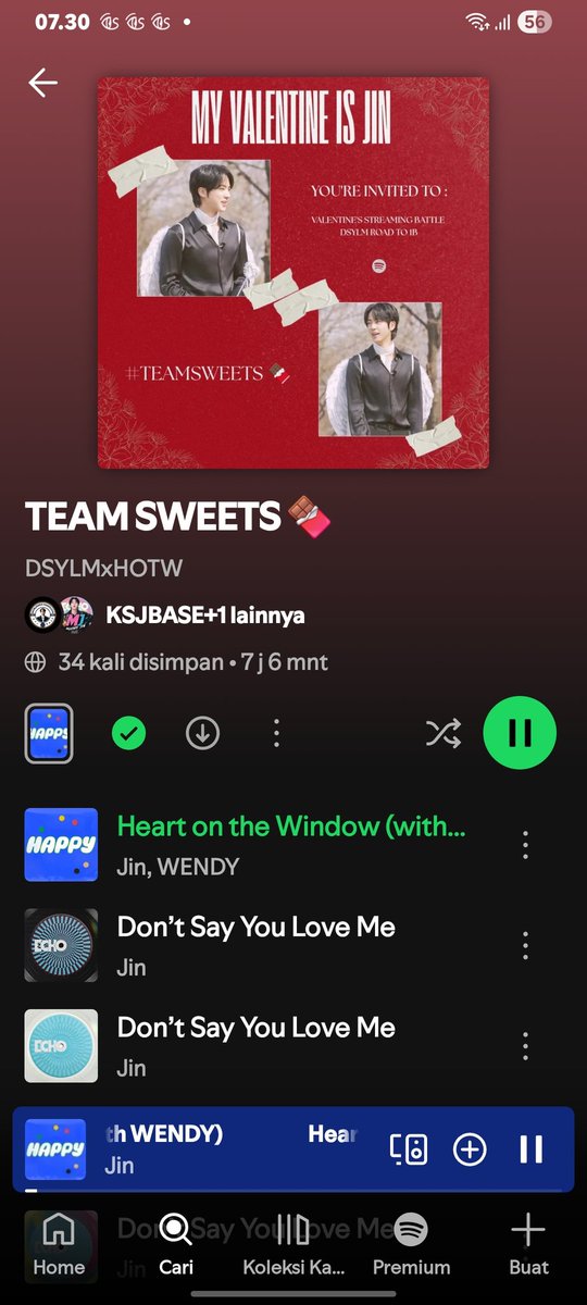 tiwi_ayangncim's tweet photo. @KSJBASE ak suka coklat jadi mau coklat..🥳
Kalian team apa?
@dynaaiu @fitriauliya_99 @senjaaa96
MY VALENTINE IS JIN
#TEAMSWEETS🍫
#LoveNotesForJin
#DSYLMto1B https://t.co/Jlg15qq2wA