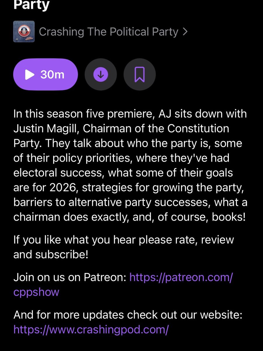 Crashing the Political Party tweet media