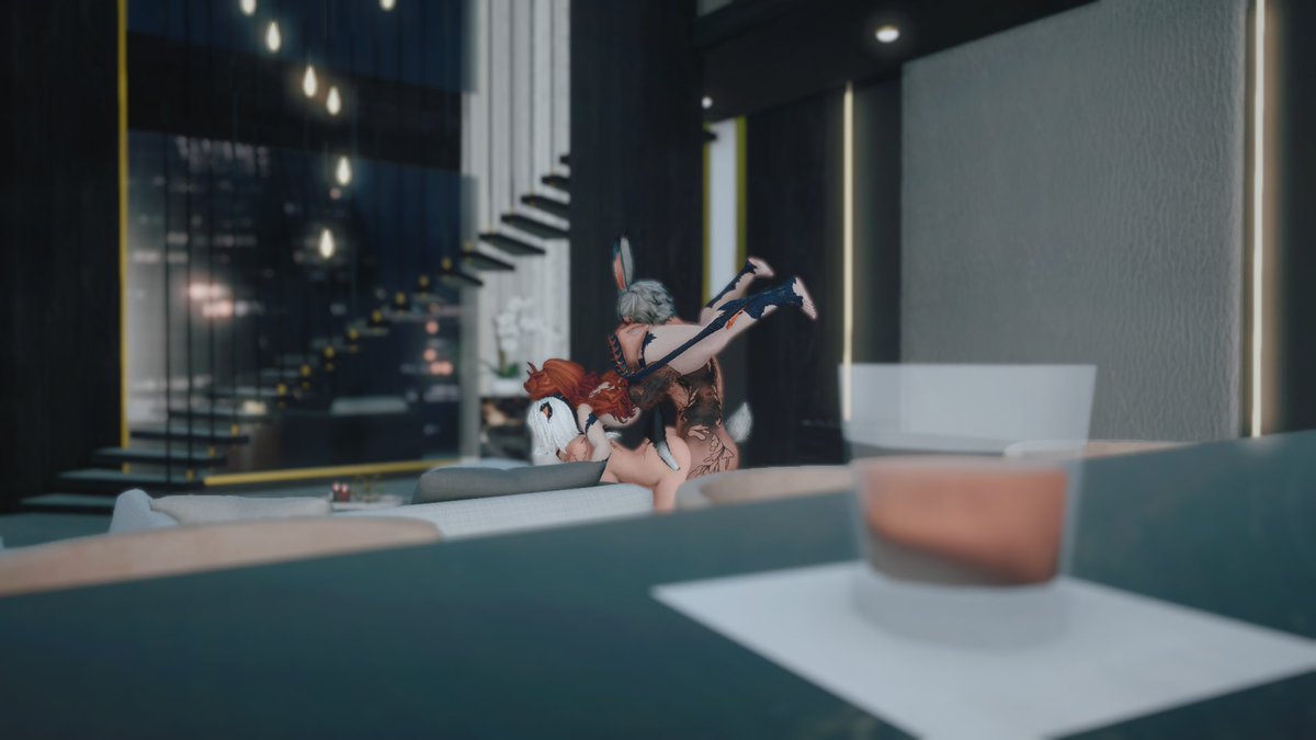 AthniFFXIV's tweet photo. Friday night... One thing lead to another, and now we're led with each other 🖤

#FF14 ✨#ffxivlewds ✨#ffxivnsfw ✨ #GPOSERS https://t.co/X1EXeug16W