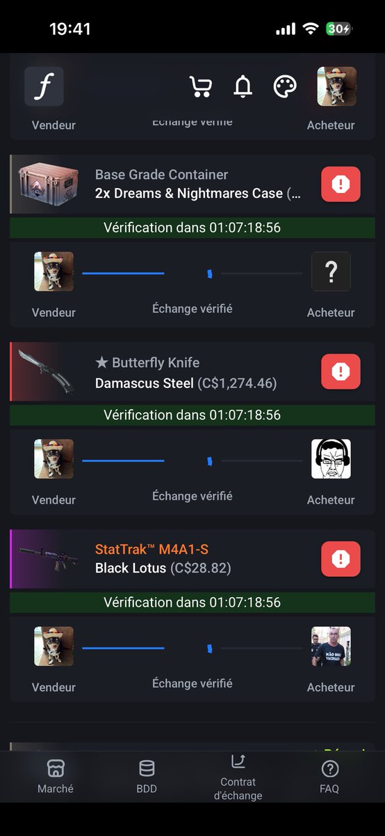 ad_bkf's tweet photo. @malekCSGO Et dire que j’ai dû vendre le mien, plus de thune ☹️ https://t.co/gcJkbDv6O0