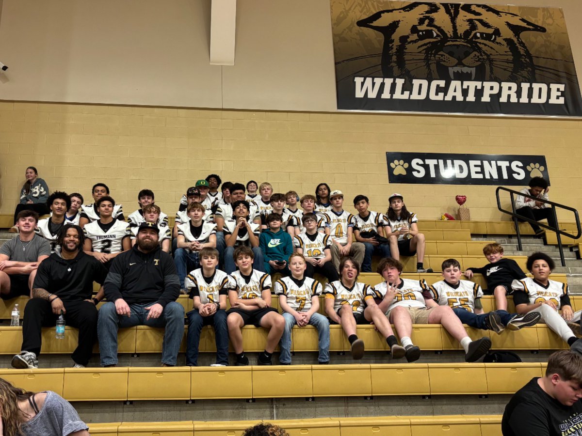 TCats_Football's tweet photo. The Cats are out to control the atmosphere! #TeamTrumann https://t.co/0RK4rUnQr4