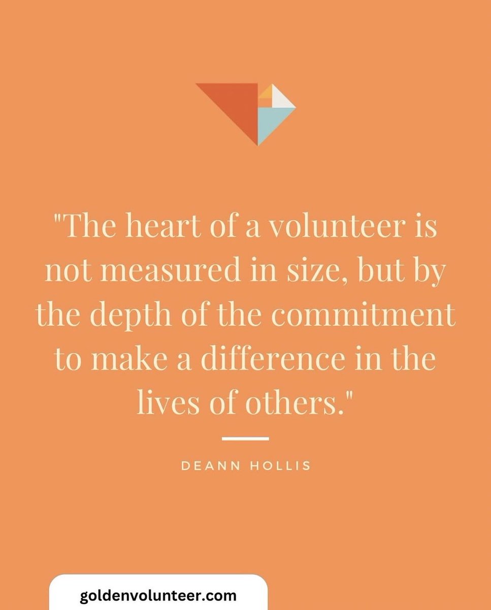 The heart of a volunteer hits different 💛