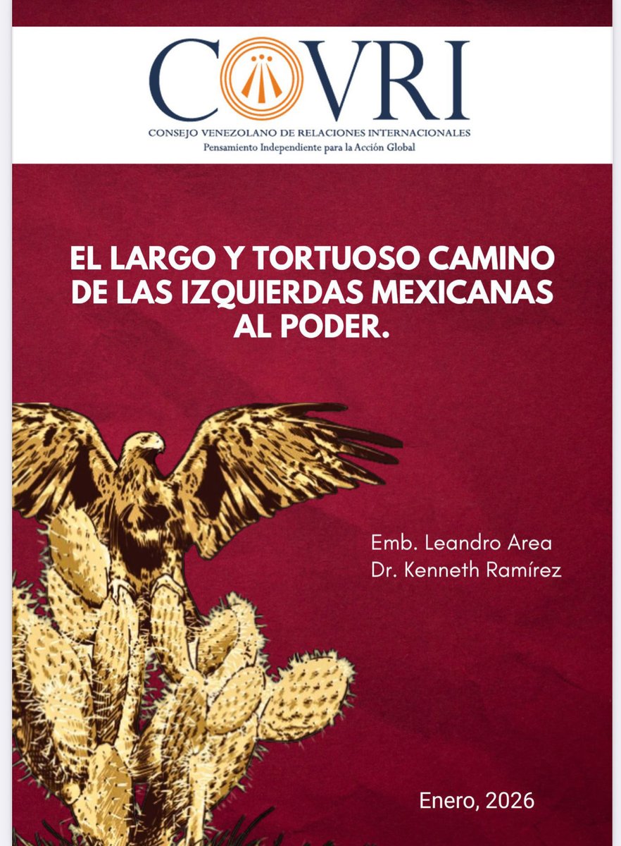 Invitamos a leer el documento de trabajo que aborda la transición a la democracia en México, vista desde la unidad de sus izquierdas, escrito por nuestro Presidente, Dr. Kenneth Ramírez <a href="/kenopina/">Kenneth Ramirez</a> y el Embajador Leandro Area <a href="/leandroarea/">Leandro Area</a> 

covri.com.ve/wp-content/upl…