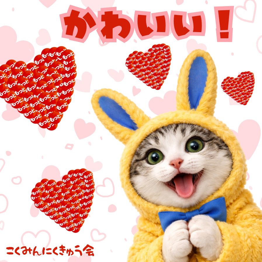 こくみんにくきゅう会Lab tweet media