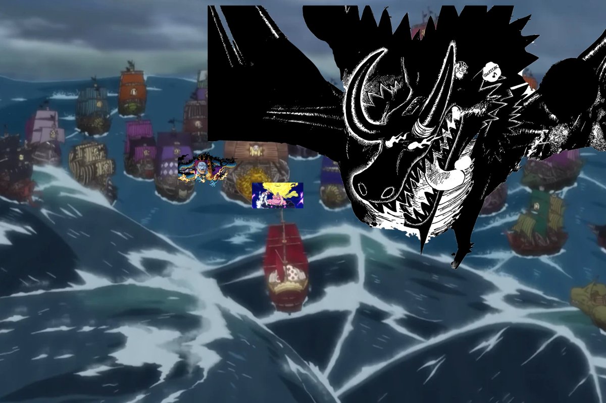 Imagine if Big Mom managed to give Katakuri the Azure Dragon fruit, and Lola married Loki😭2 Dragons