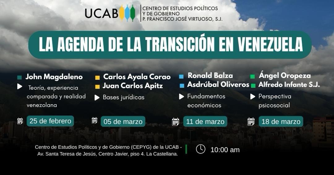 2026 y <a href="/PolitikaUCAB/">PolítiKa UCAB</a> no incluye ni una mujer para hablar de “transición” en Venezuela.

En un país que tiene una mujer como Presidenta E.

En un país donde hubo una primaria y elección presidencial liderada por una mujer.

En un país donde más de la mitad de la población es