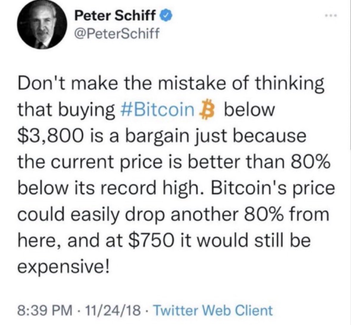 BEROBHASAN's tweet photo. @PeterSchiff In 2018 you said this.. https://t.co/V5b8CmvH8d