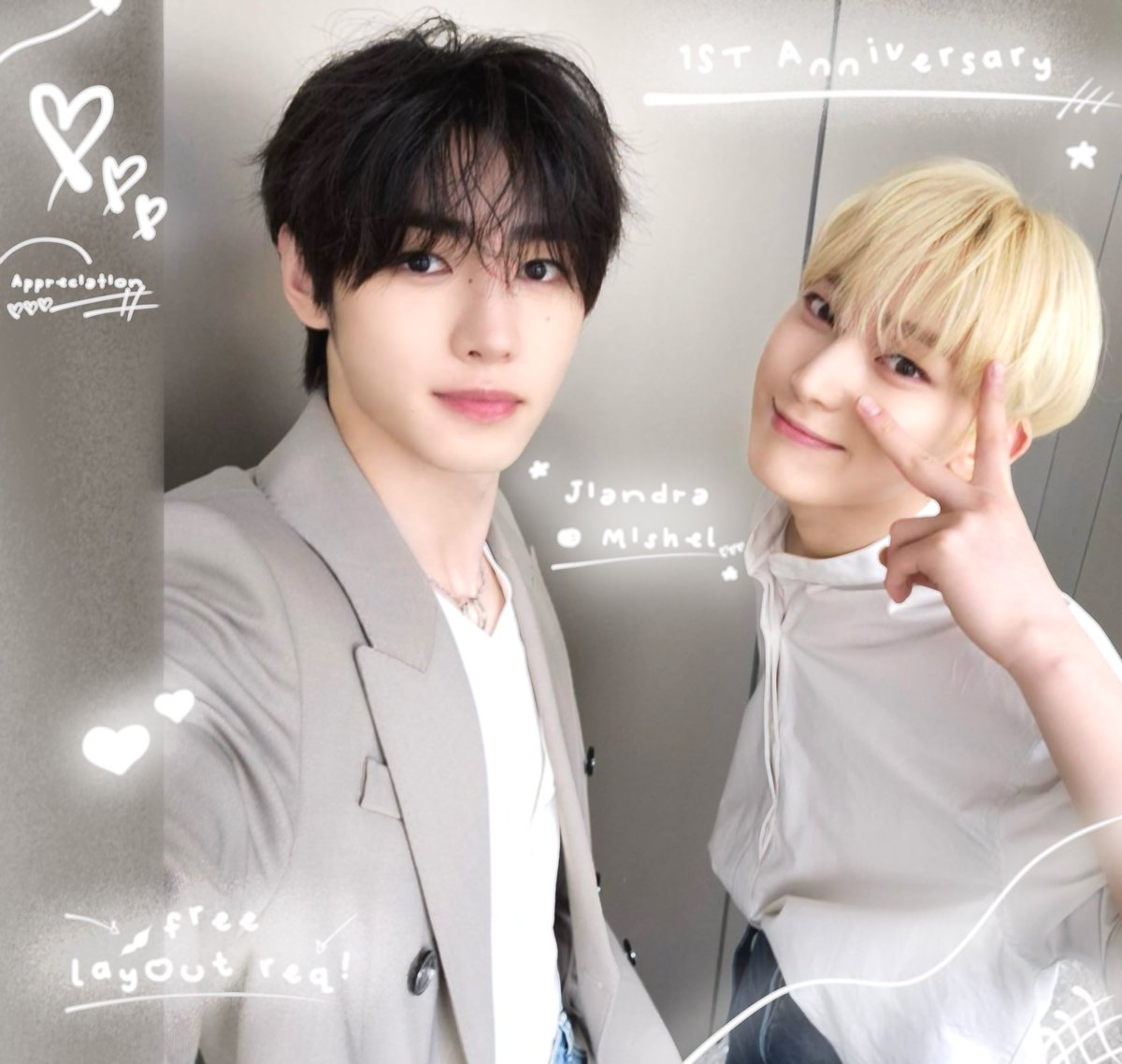 🌀 help rt ? let's join 💗

Happy 1ST Anniversary! 🐧🦊

Dalam rangka 1st Anniversary dan Apresiasi untuk Jiandra <a href="/its_jiancok/">Jiandra</a> dan Mishel <a href="/sunophile/">Mishelio</a>, ada 7 SLOT FREE LAYOUT by request yang bisa kalian pilih nih! 

scroll down for more info! 🙌🏻

#1STAnniv_JianMishel #zonauang