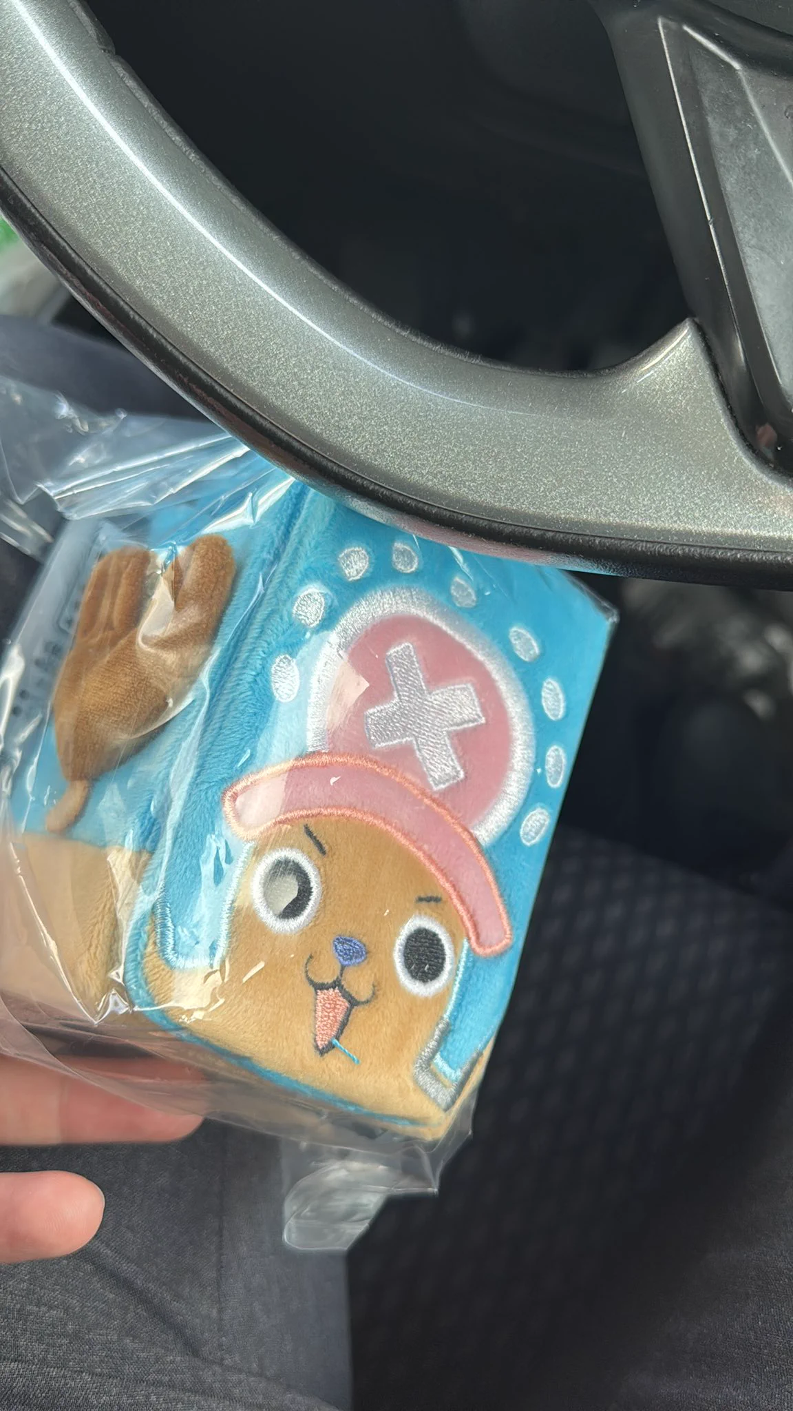 ワンピースカードゲーム一番くじのぬいぐるみケース、スリーブ付き
