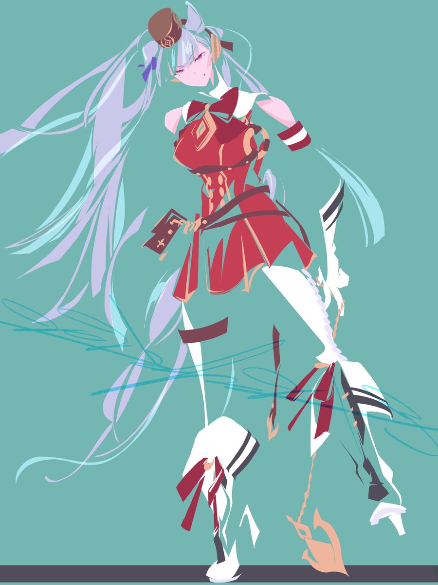 #初描きの推しと最近描いた推しを比べてみる
例の船を持ってる🚢