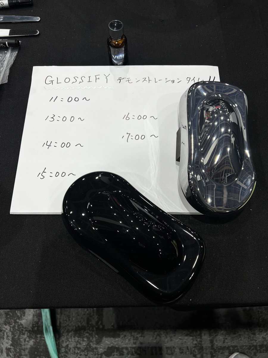 鏡面プレーティングデモンストレーション　

2月14日はこのスケジュールで実施します！

#vertex 
#鏡面プレーティング
#簡単クローム 
#Chrome 
#vertexgrossify
