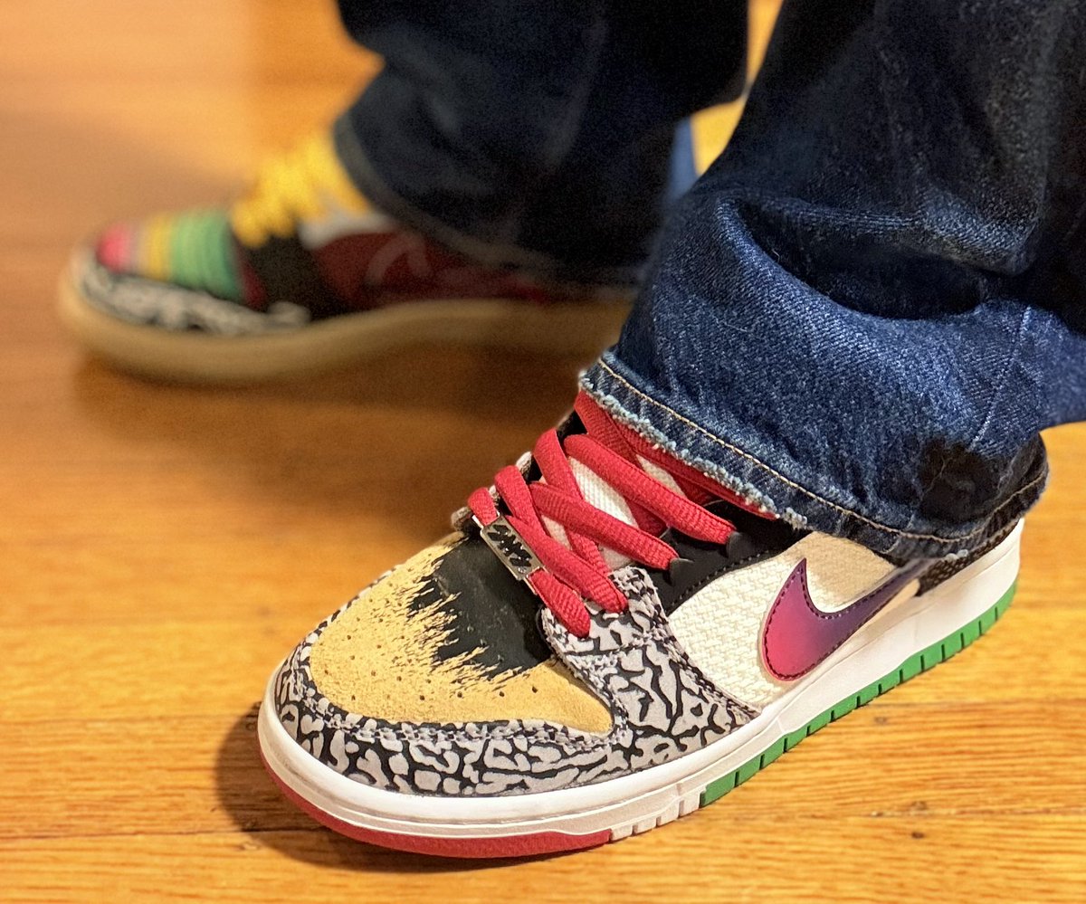 wilcocarla's tweet image. #kotd Day 13 of @JerLisa_Nicole’s #BHMKOTD5! 🥳 I have a lot of favorite pairs, but I have to say these are my best, not only because they’re BADASS but also because they were a gift from a secret society known as “The Sneaker Illuminati.” 🥹🙏🏼😉 Nike Dunk Low ‘What The Paul.’ 🥰
