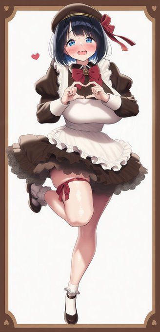 あろくろさんのメチャカワバレンタイン衣装お借りしました!ハッピーバレンタイン💖 