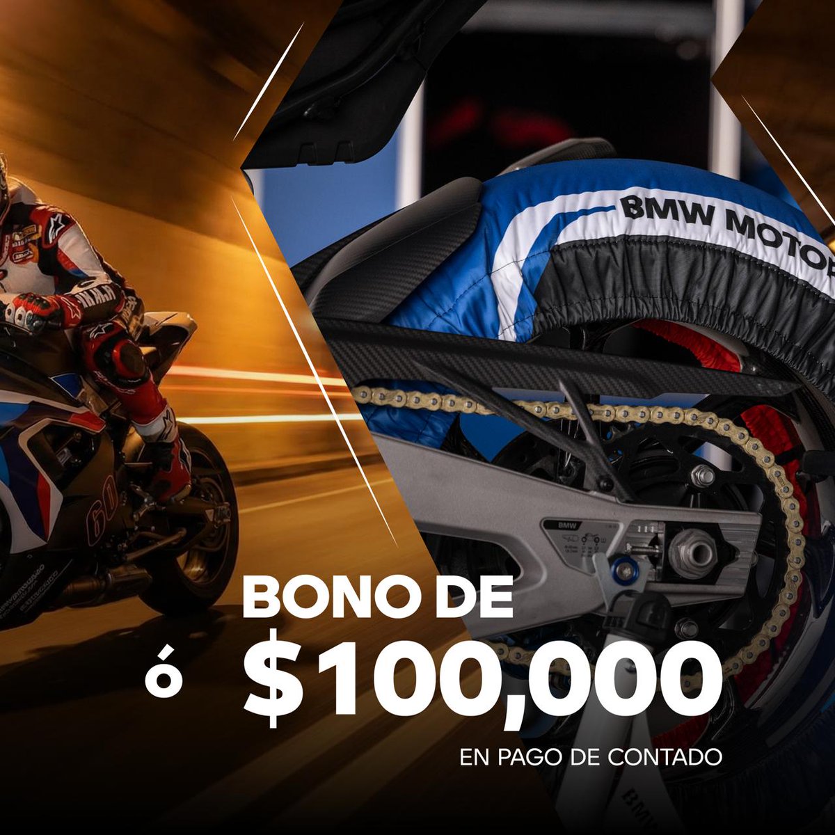 Revista_Moto's tweet photo. La velocidad no es para todos… es para quienes se atreven. 🏁🔥
La BMW M1000RR es adrenalina, precisión y poder. ⚡🏍️
Solo en Carmen Motors.
#BMWM1000RR #BMWMotorrad #MotoDeportiva #AdrenalinaPura #MSeries #SpeedLovers #RevistaMoto #CarmenMotorsRM26 https://t.co/I1VJKIxbQ3