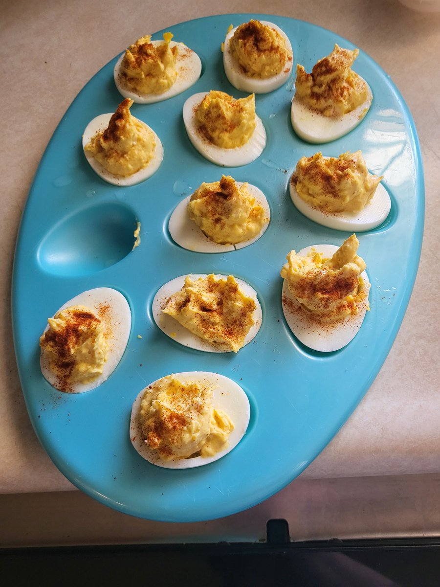 I was craving deviled eggs so I made some, anyone want some?