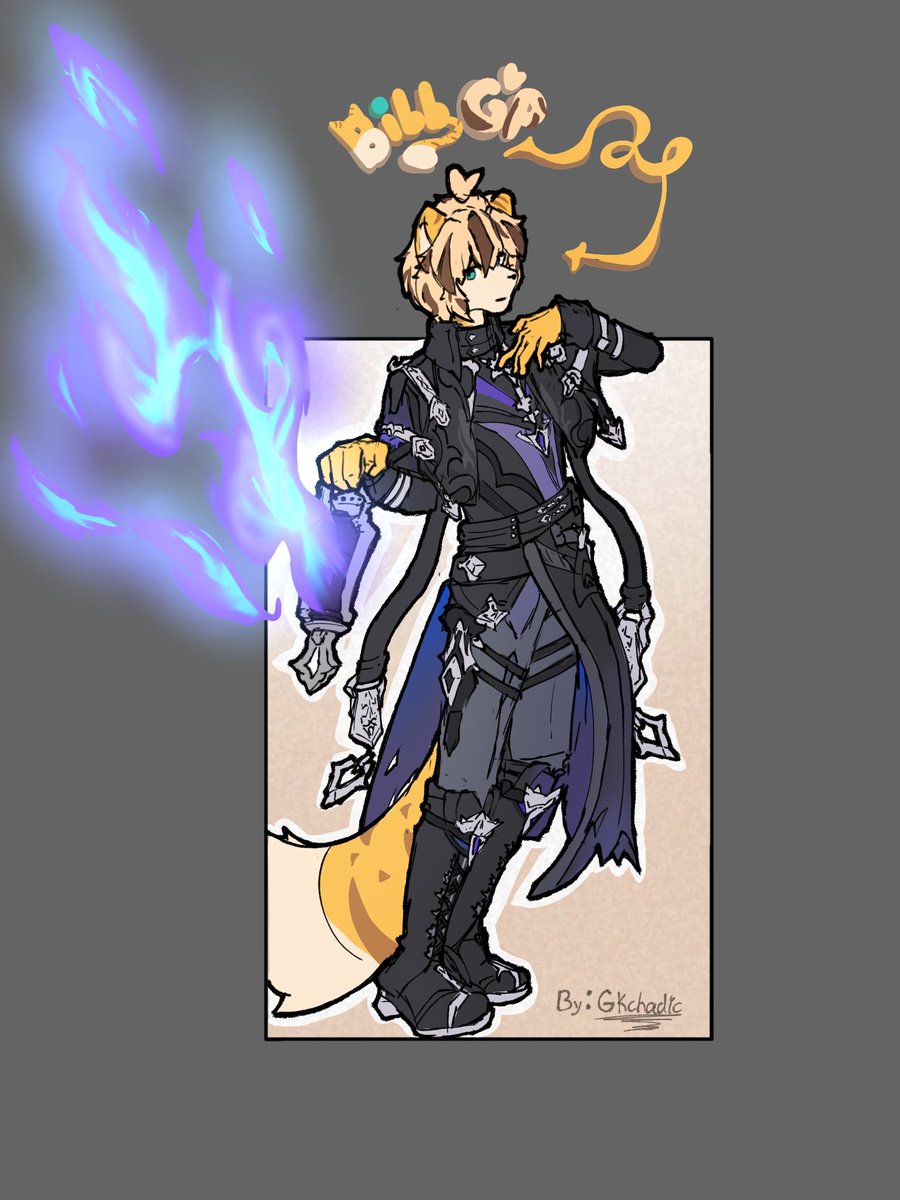 "And I dressed him in Genshin clothes."

Un pequeño dibujo para mí padre <a href="/iBillGP456/">BillGP (OPEN COMMISIONS 1/3)</a> 🫂

#furryartist #furry