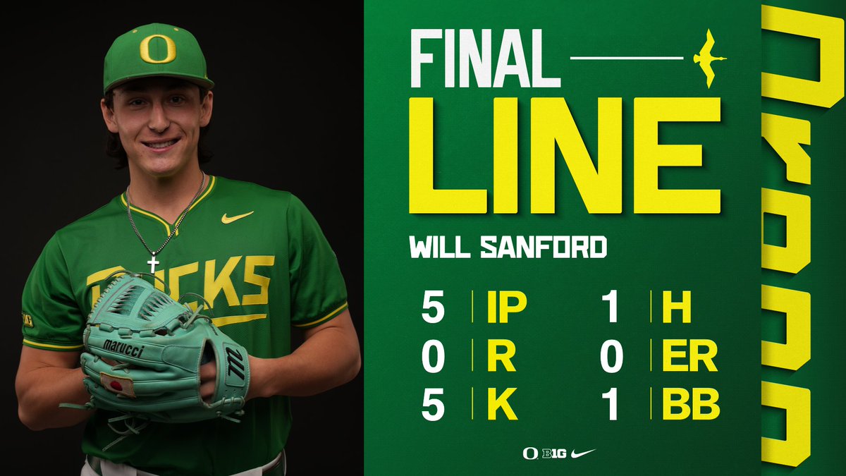 Oregon Duck Baseball tweet media