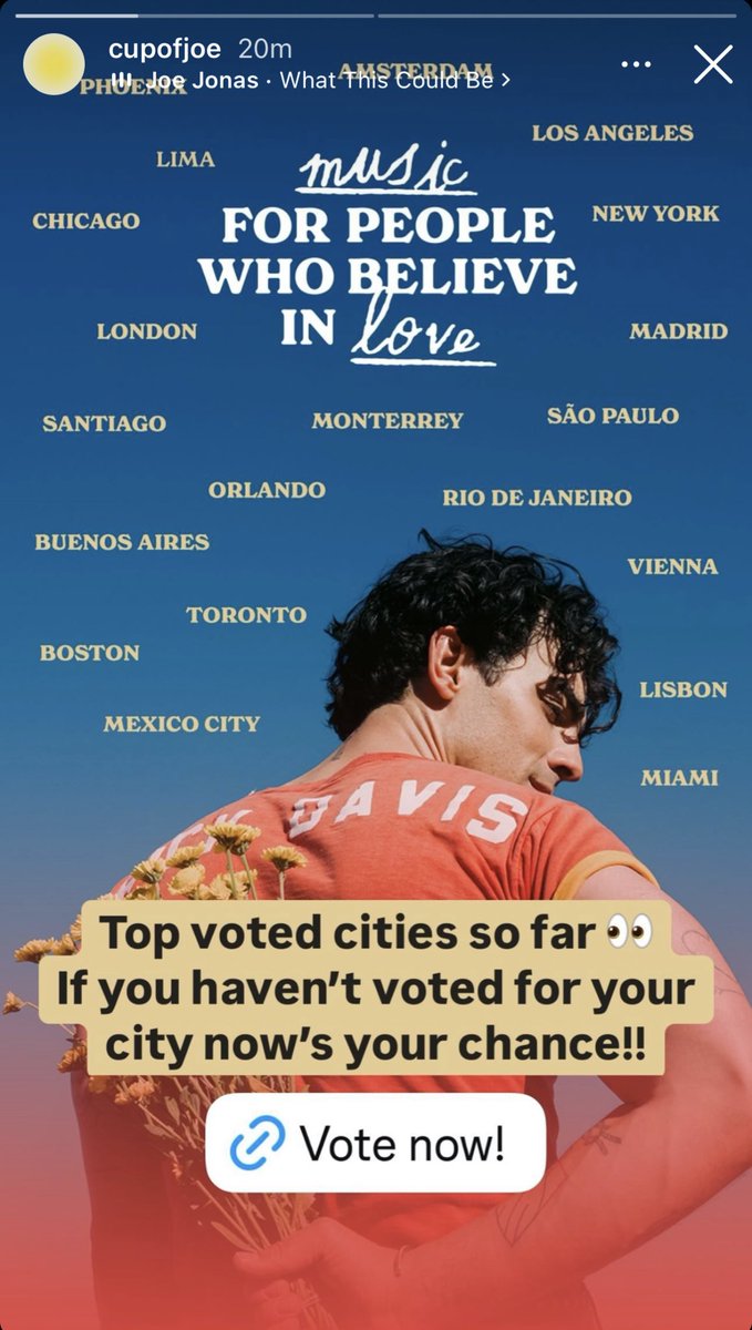 Not gonna lie still sad we never got this tour :(