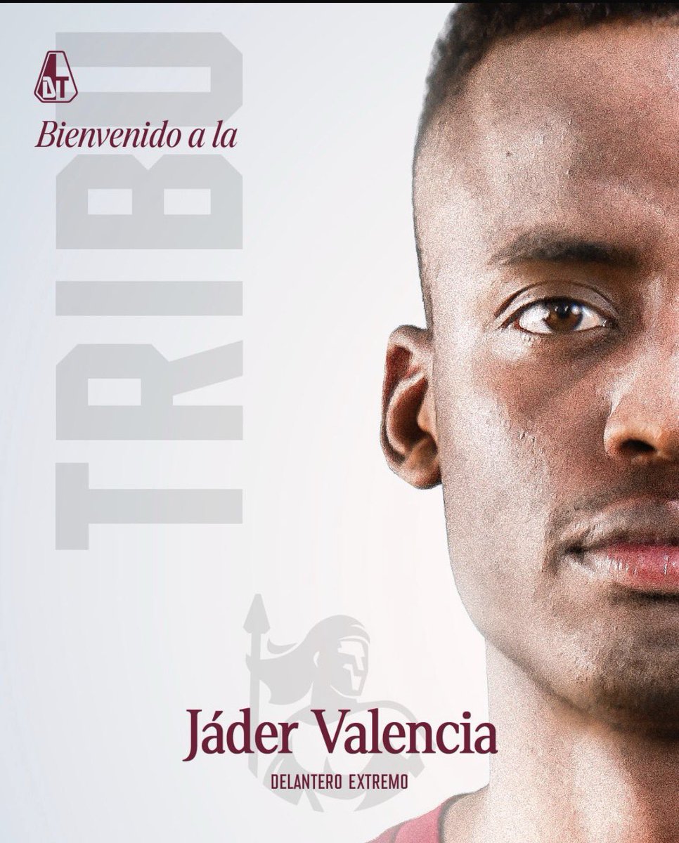 Jader Valencia fue confirmado por <a href="/cdtolima/">Club Deportes Tolima</a> como nuevo delantero. Ha jugado en el Bogotá F.C., Millonarios y Medellín. Mide 1.90 m y es fuerte en el juego aéreo.
