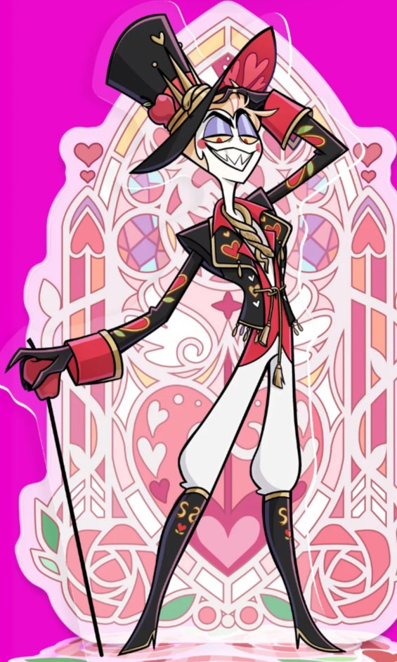 unhinged_goblin's tweet photo. I couldn't help but notice how these two are dressed almost exactly the same and . . . is . . . Is this about to be a new ship??? With Valentino taking a more central role as the hotel's competition, is there going to maybe be some #applemoth action???
#HazbinHotel https://t.co/tRPHdVVDO0