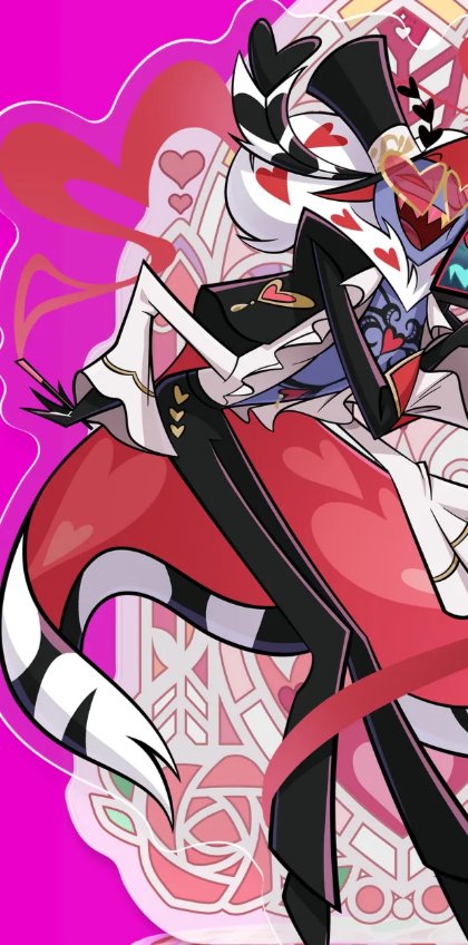 unhinged_goblin's tweet photo. I couldn't help but notice how these two are dressed almost exactly the same and . . . is . . . Is this about to be a new ship??? With Valentino taking a more central role as the hotel's competition, is there going to maybe be some #applemoth action???
#HazbinHotel https://t.co/tRPHdVVDO0