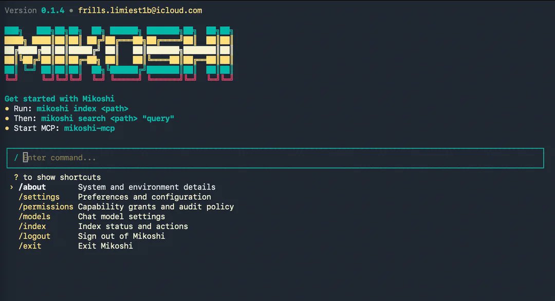 🚀 Mikoshi v0.1.5 is live!

•Parallel agents (--parallel-agents)
•Headless CI/CD (--print, --output-format, --max-turns, --dont-save-session)
•ACP support (mikoshi --acp)
•New models: MiniMax M2.5 + Kimi K2.5

Install: npm i -g mikoshi@0.1.5
🔗 npmjs.com/package/mikoshi