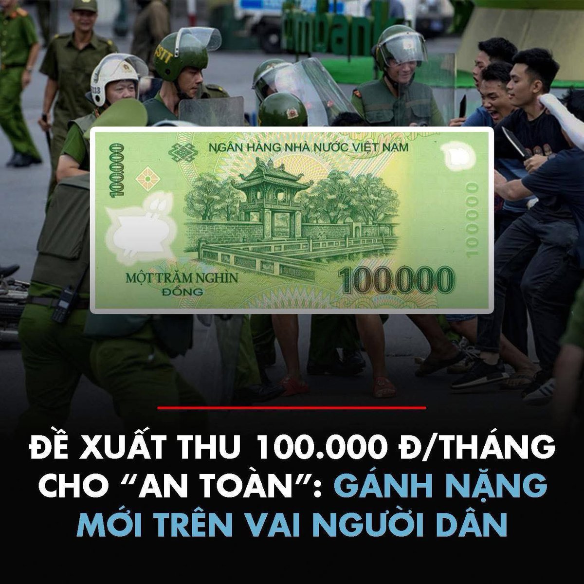 Nếu đây là sự thật thì lâu nay dân đóng thuế nuôi bố cô chúng nó để đi hành dân ah 😡😡😡