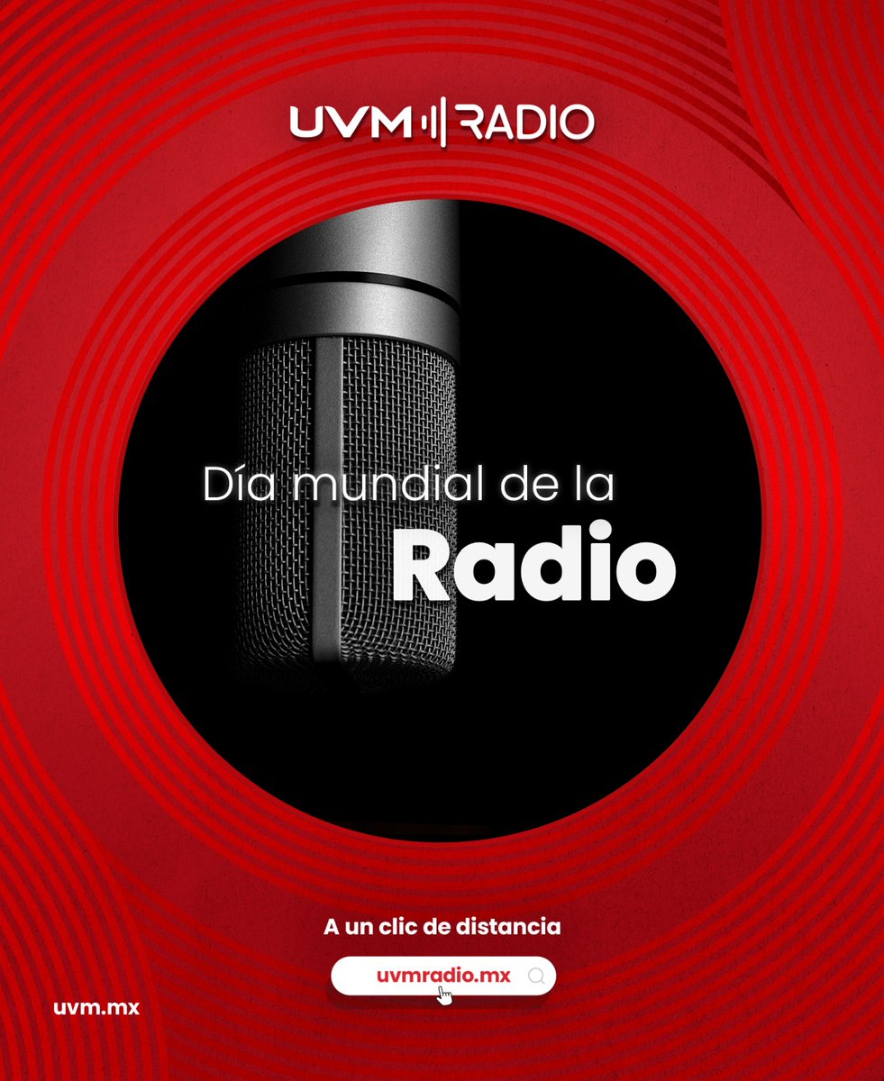 Conecta... Inspira... Transforma...
"Día Mundial de la Radio"
uvmradio.mx