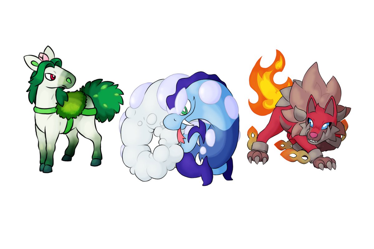 PokemonEpitaph's tweet photo. Trainers, today we have an exclusive Sneak Peek for you all!
Here is the second stage of the starters! https://t.co/VdmxhgxhQI
