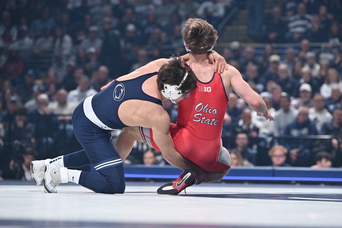 pennstateWREST's tweet image. A Pin for PJ Duke at 3:18 adds another W on the night 💥
#PSUwr