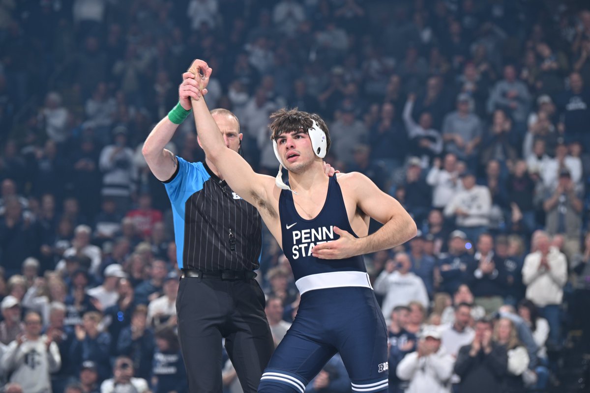 pennstateWREST's tweet image. A Pin for PJ Duke at 3:18 adds another W on the night 💥
#PSUwr