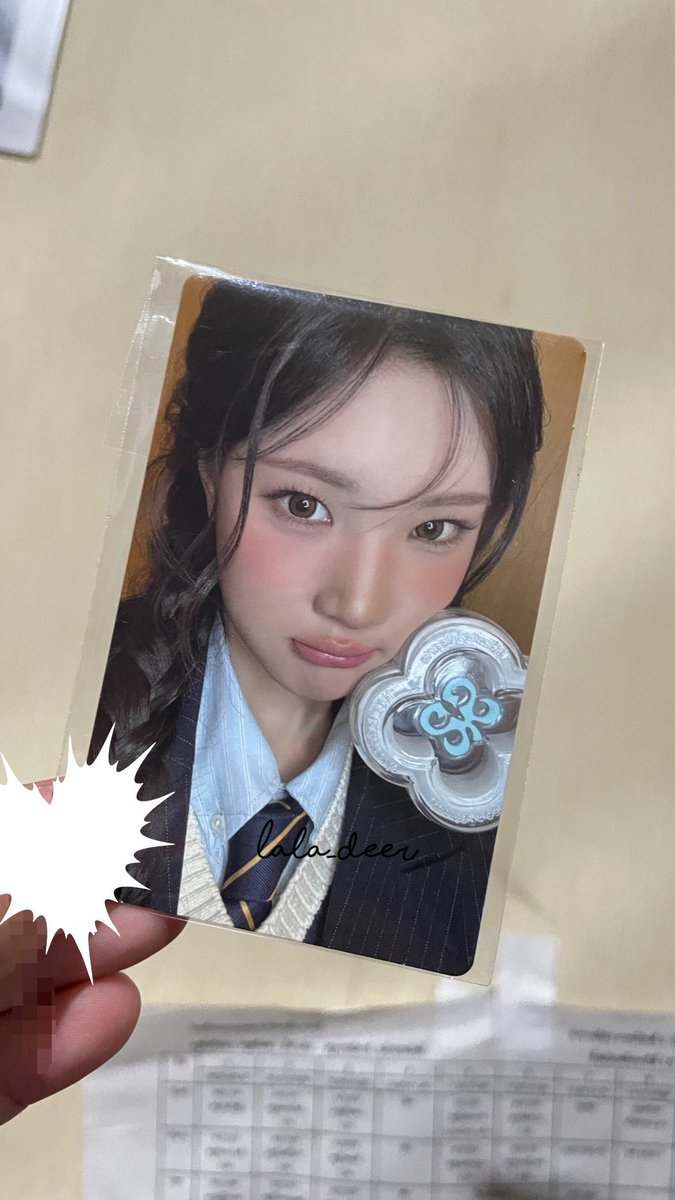 🎀 wtt / หาแลกการ์ดแท่งน้องสองใจ H2H

Me : จูอึน
You : ยูฮา

นัดแลกหน้าคอนวันนี้ค่ะ

#ตลาดนัดH2H 
#ตลาดนัดhearts2hearts 
#hearts2hearts_focus_inbkk