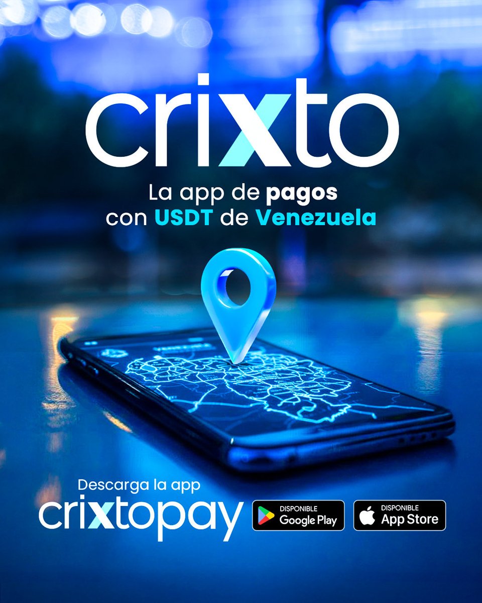 Tus USDT listos para usar: de tu wallet a cualquier
comercio en segundos, con un simple pago móvil Crixto 💰
Sin vueltas, sin esperar P2P.
Porque ahora todo lo puedes en Crixto, la plataforma de pagos con USDT de Venezuela.
Descarga CrixtoPay en tu tienda de aplicaciones.