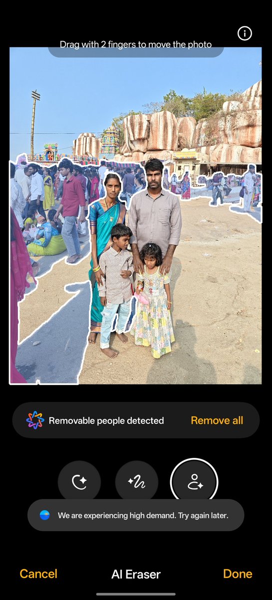 Venkaty07450256's tweet image. My experience with #OnePlus AI erase has been terrible. 😥 The software quality is surprisingly poor, creating unexpected results. I'm really disappointed with this feature. 👎 #OnePlusMobile 📱