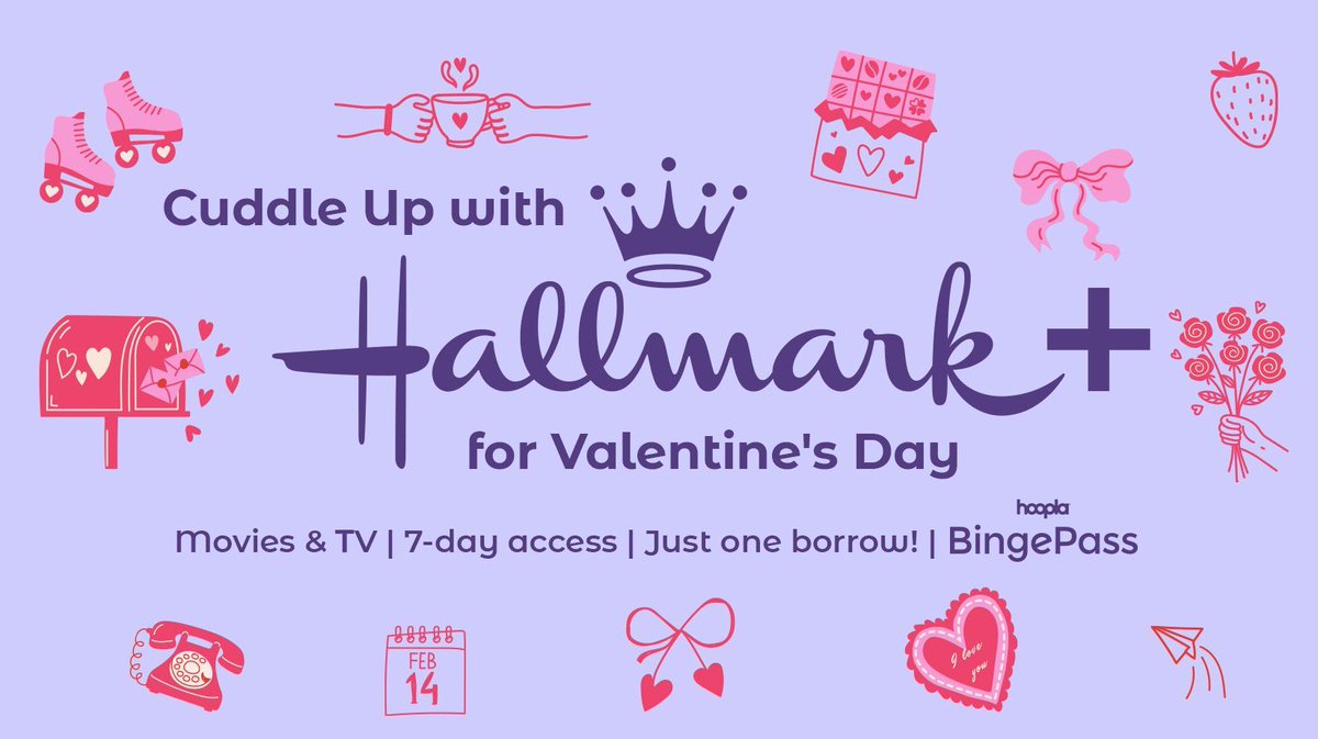 Love stories for every kind of romantic this Valentine's Day. Stream Hallmark movies and shows on Hoopla with the Hallmark+ BingePass! hoopladigital.com/title/15935096