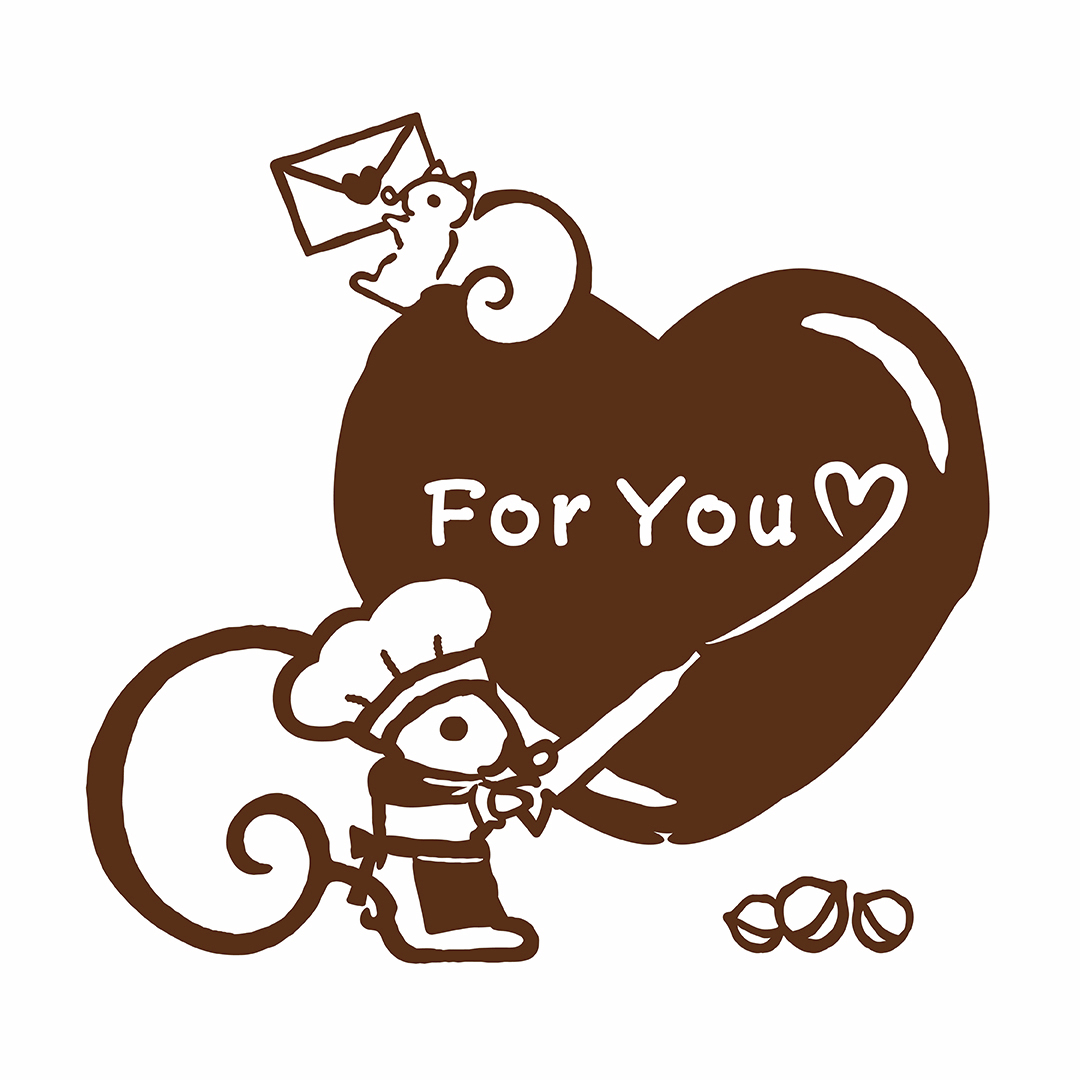 Happy Valentine's Day💝
2月14日は #バレンタイン 🍫

リスくんはパティシエリスくんに大変身✨
大きなチョコレートは、完成間近なようです👩‍🍳

子リスくんが手にしているのは、リスくんへの感謝のお手紙でしょうか…💌

皆さまも、おいしいバレンタインをお過ごしください🍫💕