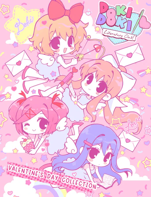 Doki Doki Literature Club! Valentine's Day Collection is now live!
