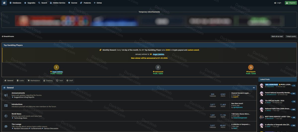 ‼️ New BreachForums .BF clearnet domain: 

breachforums[.]as

Looks like they may have lost .bf again 🤷‍♀️