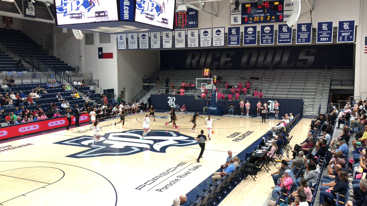 🦉 🏀 🌾 

<a href="/RiceWBB/">Rice Women’s Basketball</a> vs <a href="/GoShockersWBB/">Wichita State Women’s Basketball</a> 

#GoOwls👐