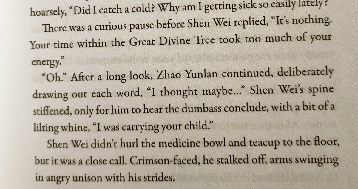 Mirilysw's tweet image. Zhao Yunlan, we don't talk about you enough when it comes to menace shous😩