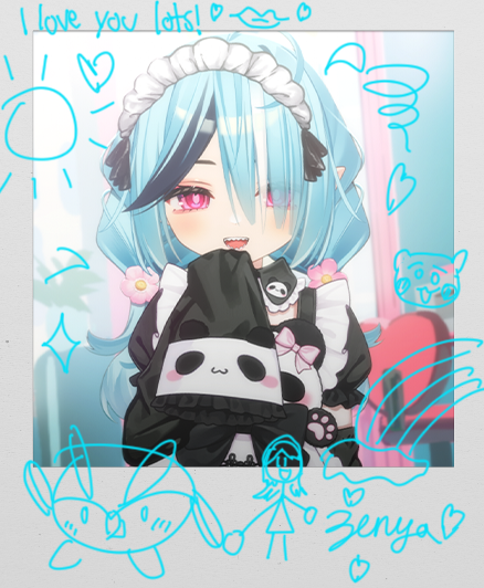 here's the cheki i made with you btw kyaaah >~<
are you free tomorrow as well master...👉👈