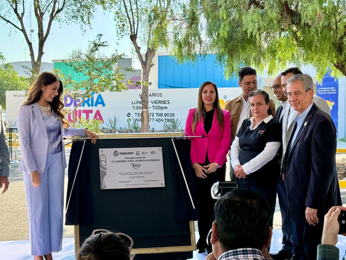 Detrás de cada espacio infantil hay padres confiando en un lugar seguro para sus hijos.

Junto a nuestra Gobernadora <a href="/LibiaDennise/">Libia Dennise</a>, entregamos la remodelación y ampliación de la Guardería ViDA en <a href="/PuertoInterior/">GTO Puerto Interior</a>, ahora con espacios más funcionales y seguros.

#ChambeandoParaTi