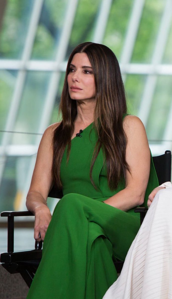 sandra bullock green dress Sandra Bullock's Hollywood Hiatus: From Stunning Red Carpet Looks to  Full-Time Motherhood